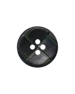K73 Leather Look Green(12/S) 4 Hole Button