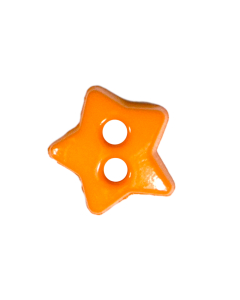 K825 Small Star 15L Orange(123) 2 Hole Button