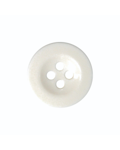 M102 Round White (01) 4 Hole Button