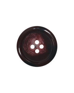 M106 Round Horn Look 15mm Burgundy(28) 4 Hole Button