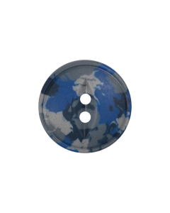 M108 Camouflage 15mm Blue(58) 2 Hole Button