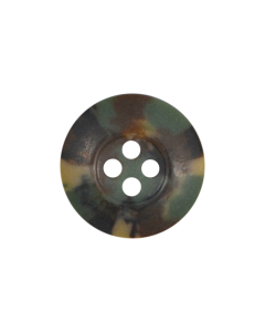 M109 Camouflage 15mm Green(45) 4 Hole Button