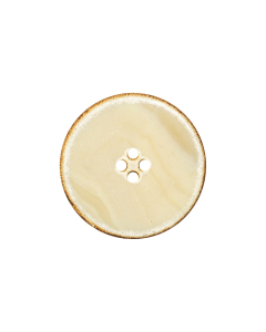 M111 Distressed Ring Edge Cream(822) 4 Hole Button