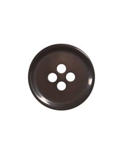 P103 Round 30L Brown 4 Hole Button