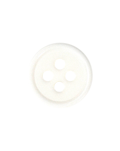 P1139 Round 18L White 4 Hole Button