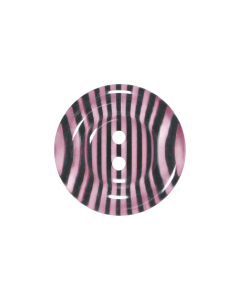 P1197 Transparent Stripe Detail 32L Pink(NC12)/Clear 2 Hole Button