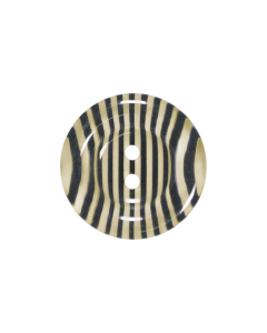 P1197 Transparent Stripe Detail 32L Yellow/Clear 2 Hole Button