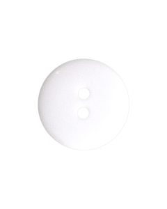 P128 Double Dome Matt 32L White 2 Hole Button