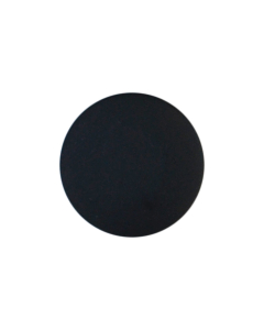 P12 Chalk Matt Round Black Shank Button