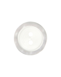 P13 Ring Edge 26L White 2 Hole Button