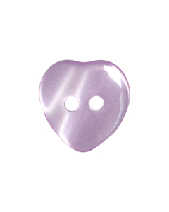 P1423 Heart 28L Purple(15) 2 Hole Button