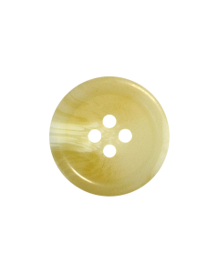 P151 Round Horn Look Cream(202) 4 Hole Button