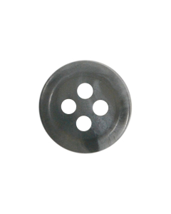 P151 Round Horn Look 28L Grey(206) 4 Hole Button