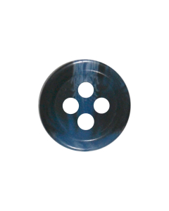 P151 Round Horn Look 24L Navy(208) 4 Hole Button