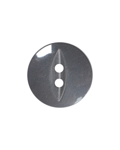 P16 Fish Eye Grey(12) 2 Hole Button