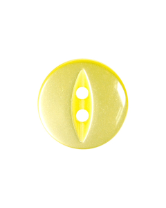 P16 Fish Eye Yellow(3) 2 Hole Button