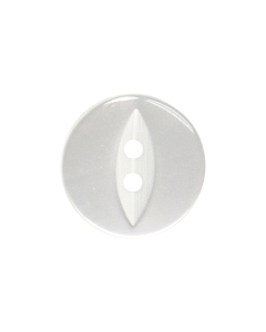 P16 Fish Eye 22L White 2 Hole Button