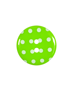 P1724 Spotty 24L Green(441) 2 Hole Button