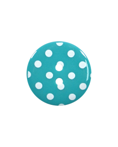 P1724 Spotty 24L Teal(544) 2 Hole Button