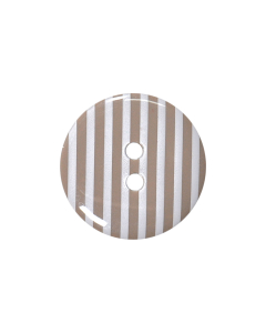 P1725 Stripey 24L Light Brown(880) 2 Hole Button