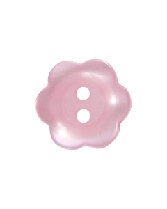 P2432 Flower 18L Pink(96) 2 Hole Button