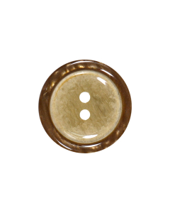 P2520 Mottled 24L Brown 2 Hole Button