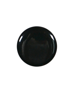 P28 Plain Round 22L Black(10) Shank Button