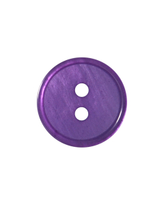 P31 Ring Edge MOP Look Purple(39) 2 Hole Button
