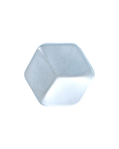 P3495 Hexagon 28L Blue(22) Shank Button