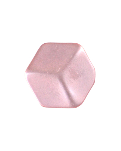 P3495 Hexagon 18L Pink(5) Shank Button