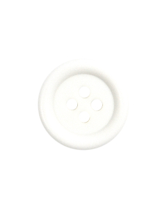 P3536 Matt 28L White 4 Hole Button