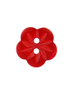 P3 Petal 20L Red(41) 2 Hole Button