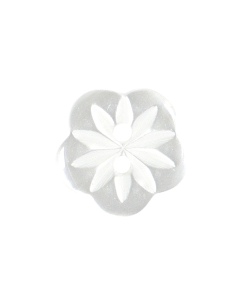 P3 Petal 20L White 2 Hole Button