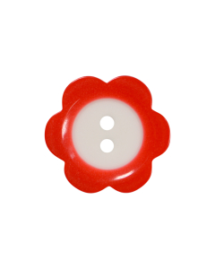 P400 Flower 36L Red(29) 2 Hole Button