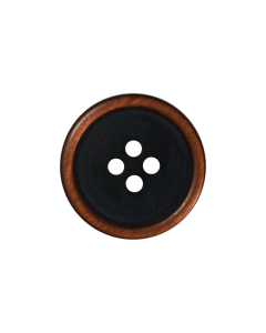 P438 Coloured Edge 32L Copper 4 Hole Button