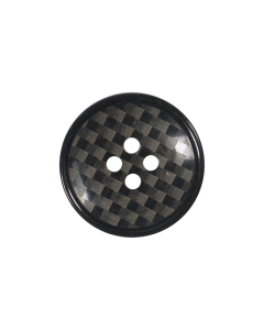 P440 Checkered Effect 36L Black 4 Hole Button