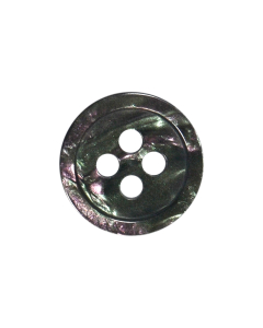 P522 Special Wavy Rim Edge 24L Dark Smoke 4 Hole Button