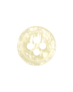 P522 Special Wavy Rim Edge 24L Natural 4 Hole Button