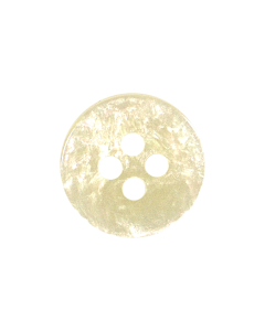 P524 Special Wavy Thin Rim Edge 14L Natural 4 Hole Button