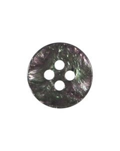 P524 Special Wavy Thin Rim Edge 14L Smoke 4 Hole Button