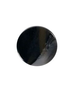 P530 Mottled Polished Horn Look 24L Black(09) Shank Button