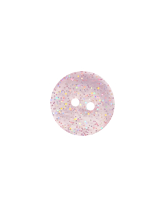 P63 Polyester Glitter 2 Hole Button 24L Lilac (NC6)