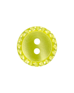 P734 Fancy Ring Edge 28L Lime(27) 2 Hole Button