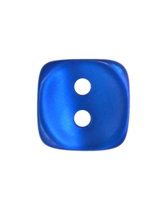 P736 Rounded Corner Square Blue(24) 2 Hole Button