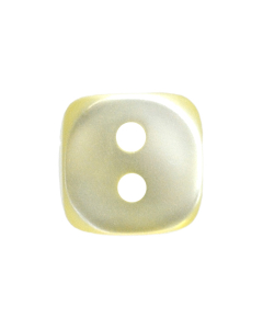 P736 Rounded Corner Square Yellow(3) 2 Hole Button