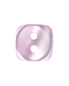 P736 Rounded Corner Square Pink(5) 2 Hole Button