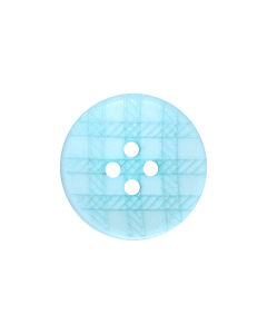P75 Lasered Check Pattern Turquoise 4 Hole Button