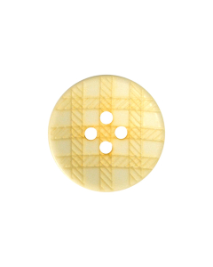 P75 Lasered Check Pattern 24L Yellow(83) 4 Hole Button