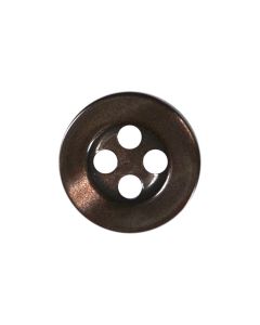 P910 Round Formal Shirt 14L Brown(51) 2 Hole Button