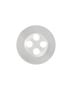 P910 Round Formal Shirt 16L White 2 Hole Button